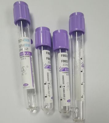 CE Approved 4ml Edta Tubes Purple Top Blood Draw Tubes Samples Available