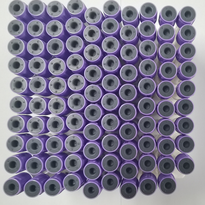 Disposable 3ml K2 EDTA  Tube Glass Blood Specimen Bottle OEM Available