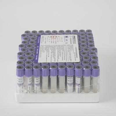 CE ISO Lavender Vacuum Tube K2edta Blood Collection Tubes For Hospital