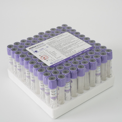 Disposable 3ml K2 EDTA  Tube Glass Blood Specimen Bottle OEM Available
