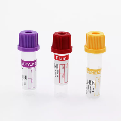 Lavender Small EDTA Tubes Micro Non Vacuum Edta 0.5 Ml For Pediatric Test