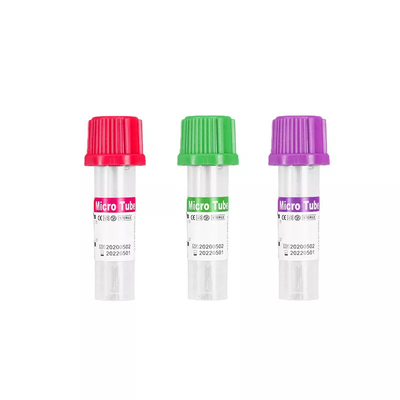 Purple Pediatric Vacuum Tubes 0.5ml Small Volume Blood Collection Tubes