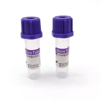 Purple Pediatric Vacuum Tubes 0.5ml Small Volume Blood Collection Tubes
