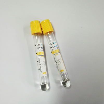 Disposable 6ml Plastic Gel Clot Activator Tube For Blood Collection 13*100mm