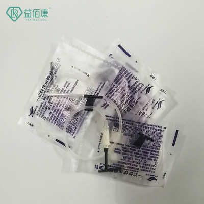 22G Black Blood Collection Butterfly Needle With One Wing Individual Package