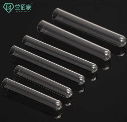 Medical Blood Collection Tube Parts PET Test Tube 12*75mm 12*100mm