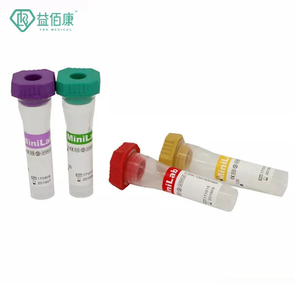 0.25ml 0.5ml 0.1ml Pediatric Blood Draw Tubes Non Vacuum Edta Blood Test Tube