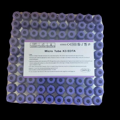 Small Mini Pediatric Edta Tubes 8*45mm PP Edta Sample Bottle