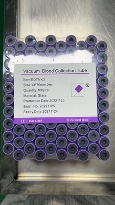 Vacuum Blood Collection EDTA Tube Manufacturer 0.5-10ml Glass PET Tubes