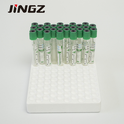 13*75mm Green Top Lithium Heparin Tube 4 Ml Blood Tubes For Biochemical Tests