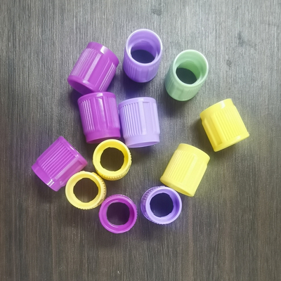 Blood Collection Tube Caps With Rubber Stopper Vacuum Dia.13mm And Dia16mm