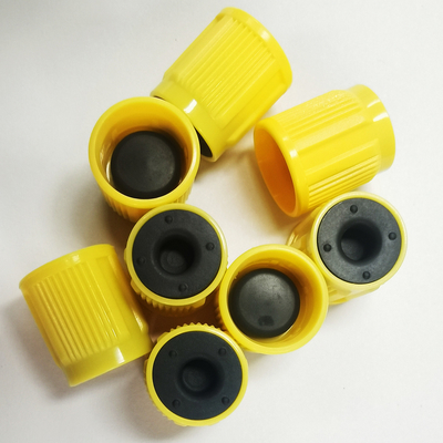 Blood Collection Tube Caps With Rubber Stopper Vacuum Dia.13mm And Dia16mm
