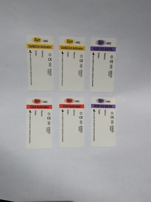 Customized Blood Tube Labels With Bar Code Medical Collection Tube Lables