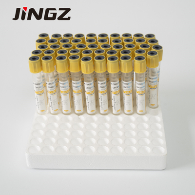 Medical Gel And Clot Activator Golden Blood Sampling Tubes With CE 2ml-10ml