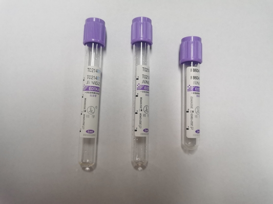 Factory Hot Sales Purple Cap EDTA K3 Blood Collection Tubes Medical Vocuum Test Tube 2ml3ml5ml