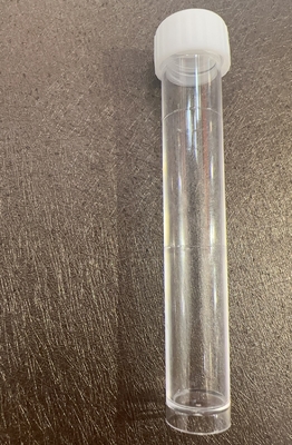 White Cap Plain Test Tube 10ml 16*100mm For Laboratory Sample Transportation