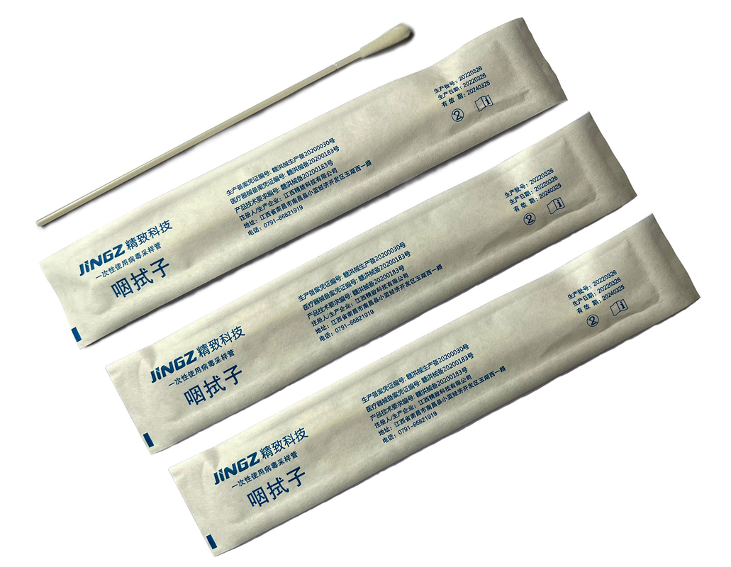 150mm Flocked Nasal Swab For Virus Sampling Kit Specimen Collection Of Covid-19