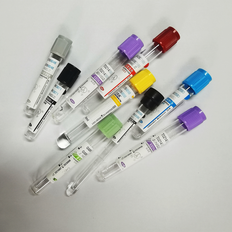 JINGZ 0.5ml-10ml K2 EDTA Tube For Blood Test Vacuum According To Altitude